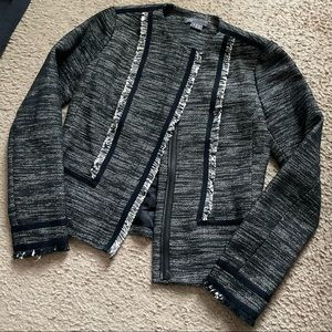 Vince Black & White Tweed Jacket